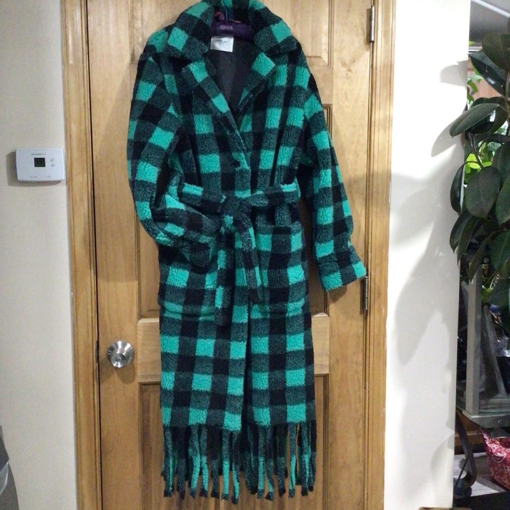 Replay Italian Brand Fur Maxi Coat.